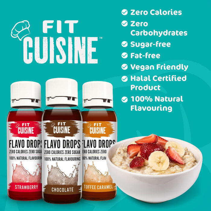 Applied Nutrition Fit Cuisine Flavo Drops 38ml - Natural at MySupplementShop by Fit Cuisine