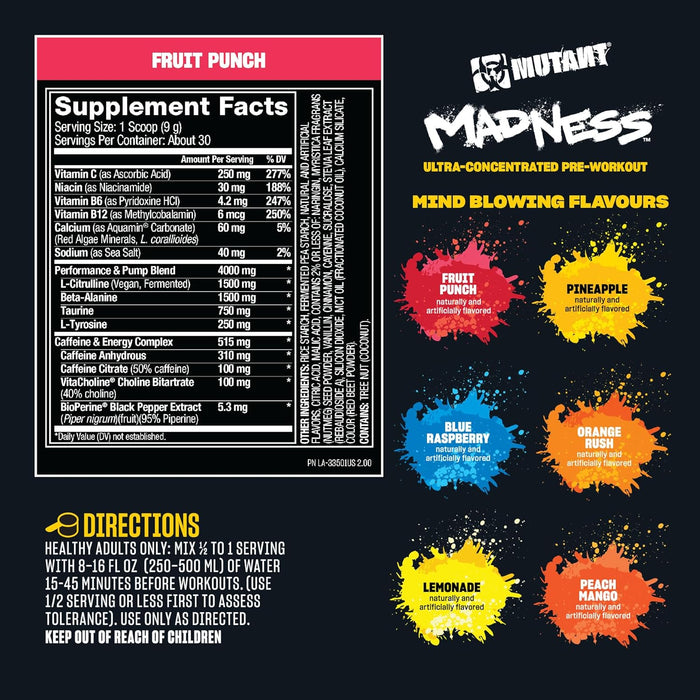 Mutant Madness 225g - 30 servings