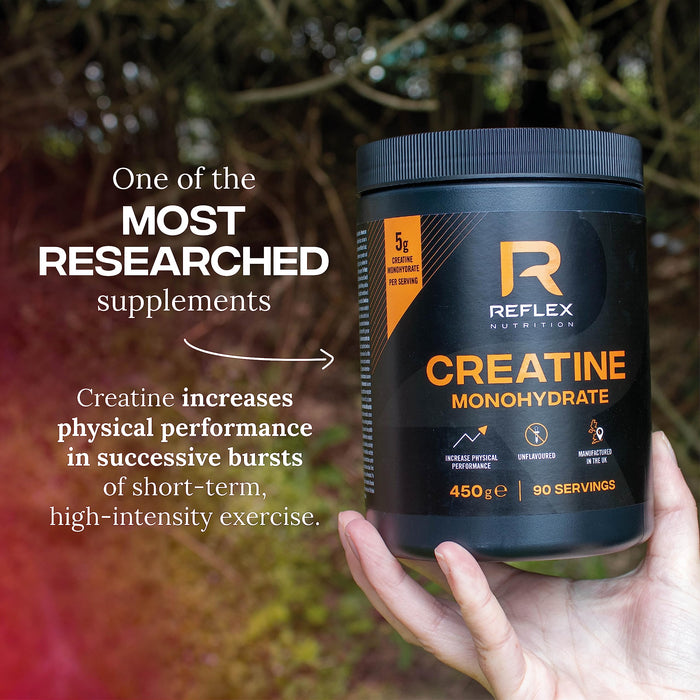 Reflex Nutrition Creatine Monohydrate Powder 450G - Creatine Powder at MySupplementShop by Reflex Nutrition