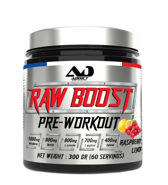 Addict Sport Nutrition Raw Boost Pre-Workout 300g