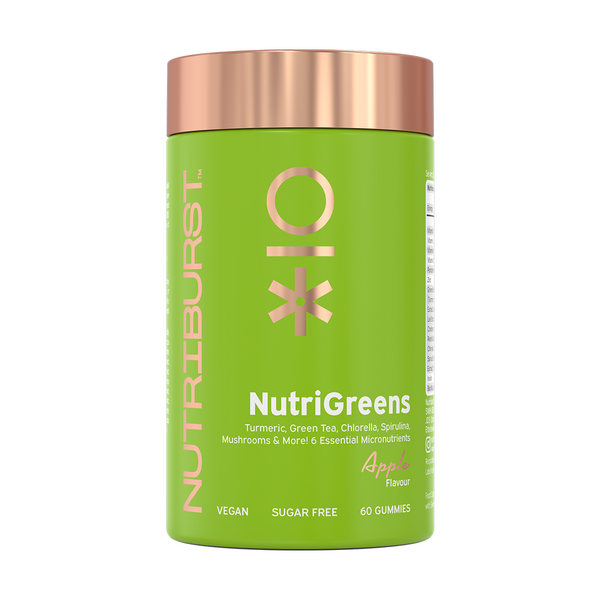 Nutriburst Nutri Greens 180g Apple - Sports Nutrition at MySupplementShop by Nutriburst