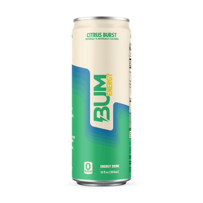 Bum Energy Sugar-Free Energy Drinks 12 x 355ml