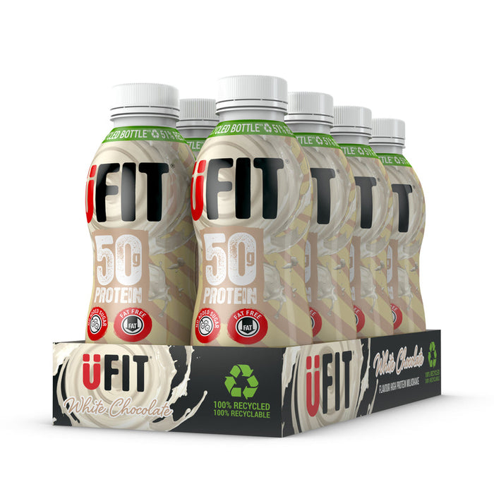 UFIT 50G High Protein Shake Drink 8x500ml - Ready to Drink Protein Shake at MySupplementShop by UFIT