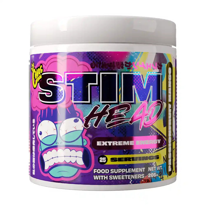 Chaos Crew Stim Head Extreme Energy 205g - Sports Nutrition at MySupplementShop by Chaos Crew