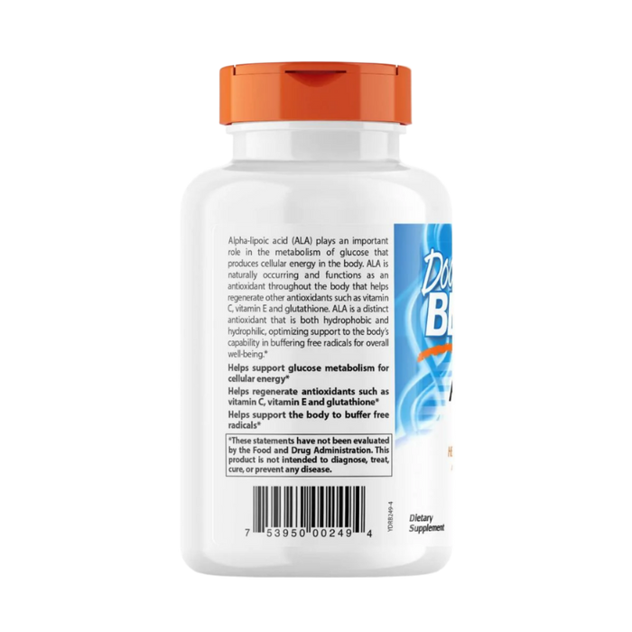 Doctor's Best Alpha-Lipoic Acid 600 mg 180 Veggie Capsules