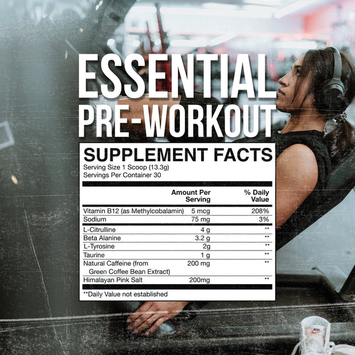 Raw Nutrition CBUM Essential Pre-Workout 30 Servings - Pre Workout at MySupplementShop by Raw Nutrition