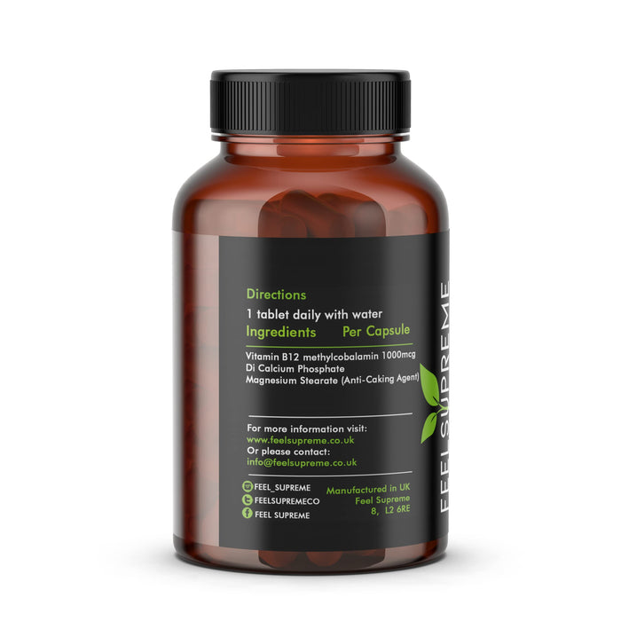 Feel Supreme Vitamin B12 60 Tabs