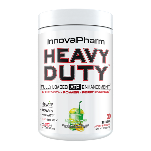 Innovapharm Heavy Duty 390g - Lemon Lime Slushy - Creatine Supplement at MySupplementShop by INNOVAPHARM