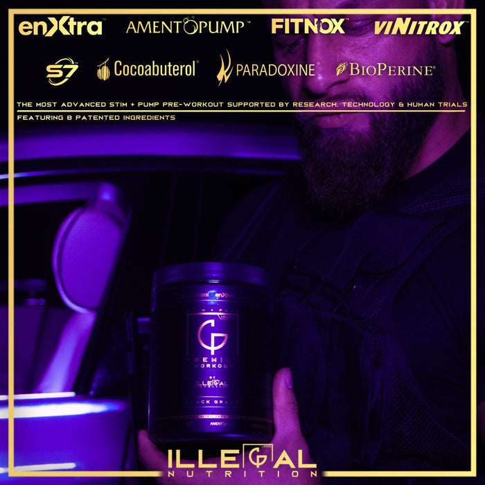 Illegal Nutrition Premium Pre-Workout (Stim + Pump) 193g - Pre Workout at MySupplementShop by Illegal Nutrition