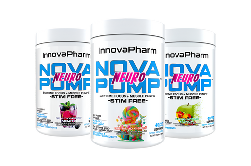 Innovapharm Nova-Pump Neuro Stim-Free Pre-Workout 404g - Sports Supplements at MySupplementShop by Innovapharm