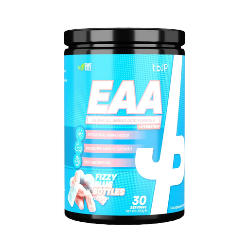 Trained By JP EAA Plus Hydration 300g (30 Servings) - Fizzy Blue Bottle - Sports Supplements at MySupplementShop by Trained By JP