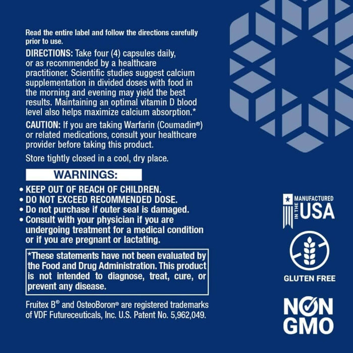 Life Extension Bone Restore with Vitamin K2 120 Capsules - Health and Wellbeing at MySupplementShop by Life Extension