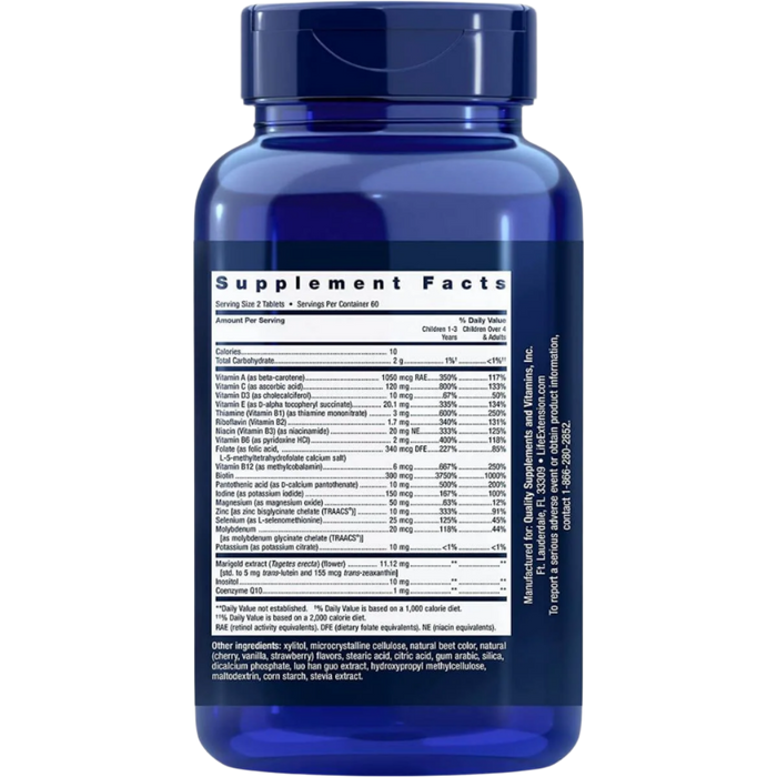 Life Extension Kindernahrungsmischung, natürliche Beere – 120 Kautabletten