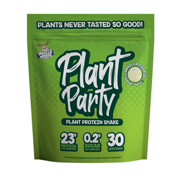 Muscle Moose Plant Party - Plant Based Protein Shake 900g - Vanilla Cookie - Plant Proteins at MySupplementShop by Muscle Moose