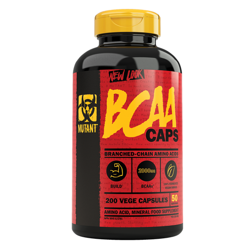 Mutant BCAA Capsules for Muscle Growth & Recovery - 200 Capsules - Amino Acids and BCAAs at MySupplementShop by Mutant