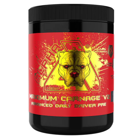 Alpha Neon Maximum Carnage V2 450g - Cherry Cola - Sports Supplements at MySupplementShop by Alpha Neon