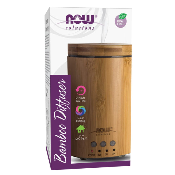 NOW Foods ULTRASONIC REAL BAMBOO DIFFUSER