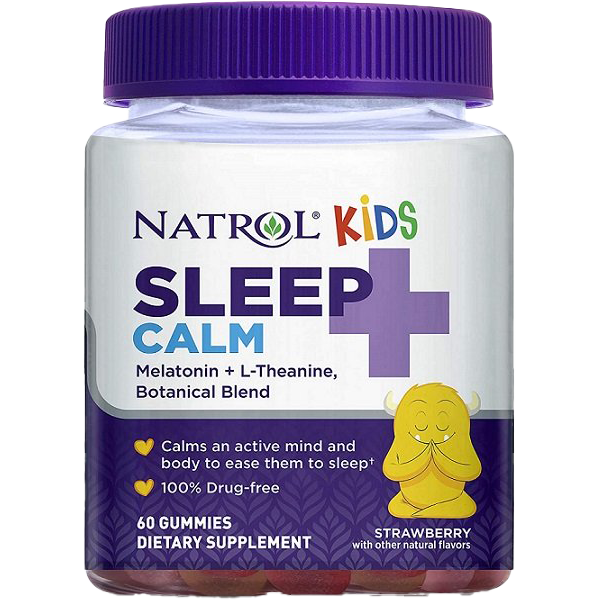 Natrol Kids Sleep + Calm, Strawberry - 60 gummies