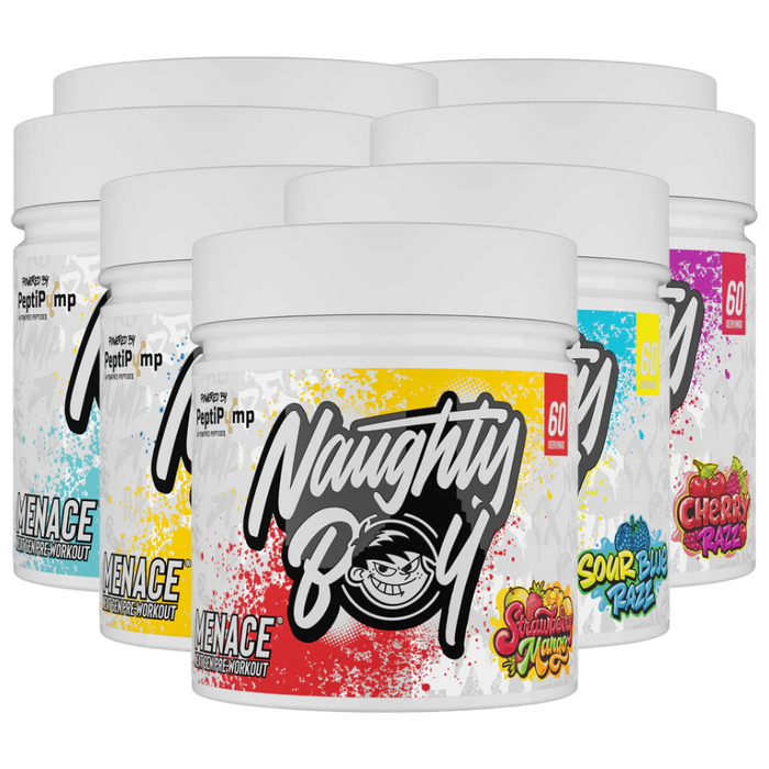 Naughty Boy Menace V2 420g | AI-Powered Peptides for Ultimate Pumps & Performance