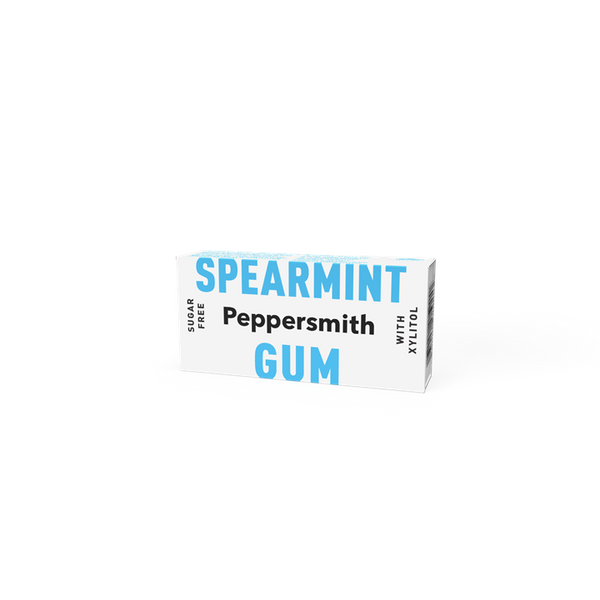 Peppersmith Chewing Gum 12x15g Spearmint - Chewing Gum at MySupplementShop by Peppersmith