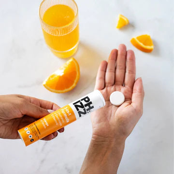 Phizz Mango 3-in-1-Brausetabletten mit Feuchtigkeit, Elektrolyten und Vitaminen, 12 x 20 Tabletten, Mango