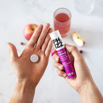 Phizz Mango 3-in-1-Brausetabletten mit Feuchtigkeit, Elektrolyten und Vitaminen, 12 x 20 Tabletten, Mango