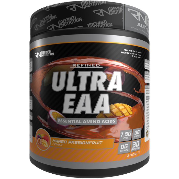 Refined Nutrition Ultra EAA 300g - Mango & Passionfruit - Sports Nutrition at MySupplementShop by Refined Nutrition