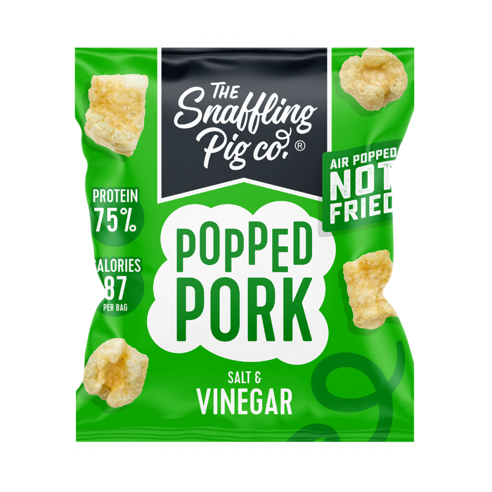 Snaffling Pig Popped Pork (NOT FRIED) 35x20g - Pork Rinds at MySupplementShop by The Snaffling Pig Co