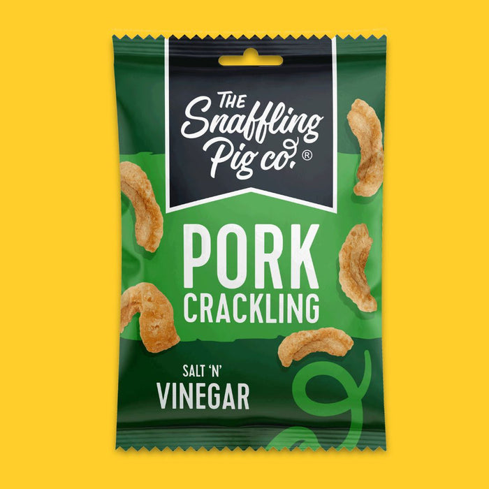 Snaffling Pig Pork Crackling 12x40g - Pork Rinds at MySupplementShop by The Snaffling Pig Co