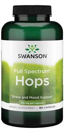 Swanson Full Spectrum Hops, 620mg - 180 caps - Sports Supplements at MySupplementShop by Swanson