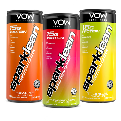 VOW Nutrition Sparklean Protein Drink 12x330ml -  at MySupplementShop by VOW Nutrition