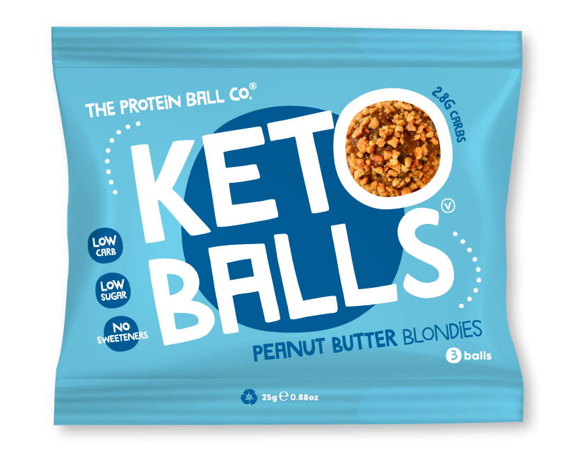 The Protein Ball Co Keto Ball Snack 20x25g - Peanut Butter Blondies - High Protein at MySupplementShop by THE PROTEIN BALL CO