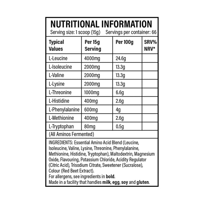 Trained by JP EAA 1kg | Full-Spectrum Essential Amino Acids | Muscle Recovery & Growth