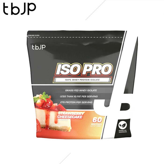 Trained by JP IsoPro 1.8kg - Strawberry Cheesecake - Whey Protein Isolate at MySupplementShop by Trained by JP
