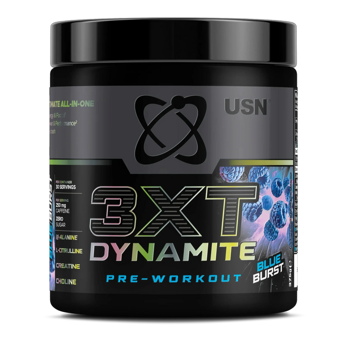 USN 3XT Dynamite 375g – High-Performance Pre-Workout for Energy & Focus