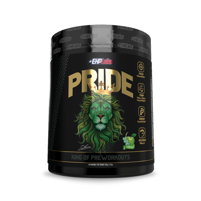 EHP Labs Pride Preworkout 40 Servings - Sour Green Apple - Pre Workout at MySupplementShop by EHP LABS