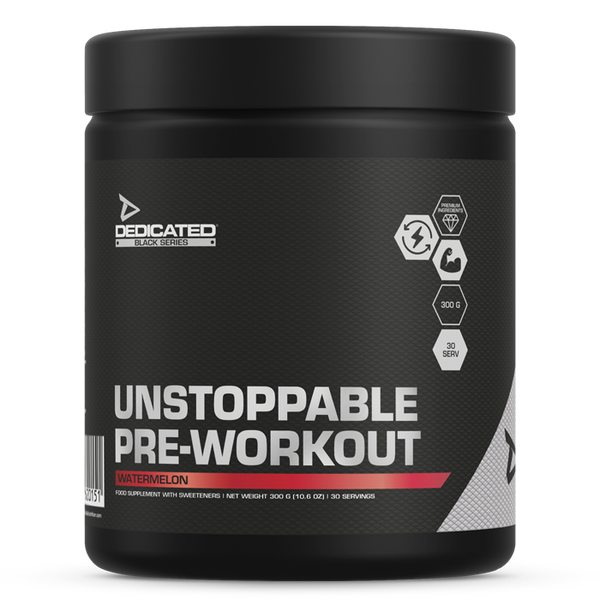 Dedicated Nutrition Unstoppable Pre Workout 300g - Legendary Training Booster - Pre Workout at MySupplementShop by Dedicated Nutrition