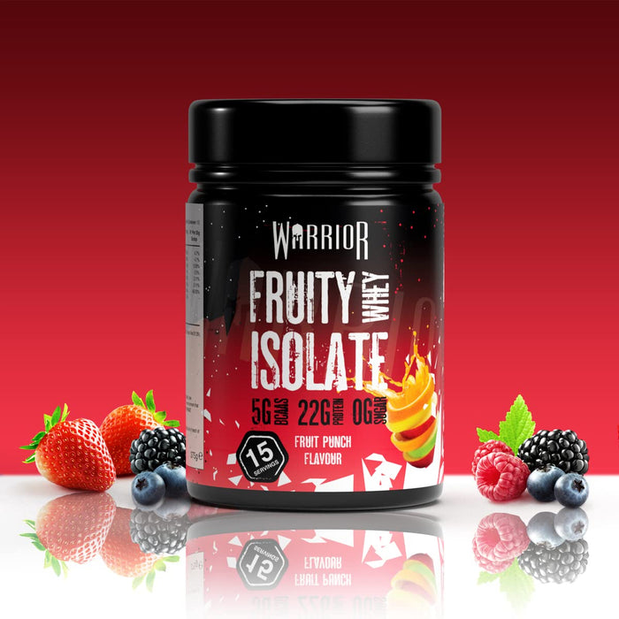 Warrior Fruity Whey Isolate 375g - Whey Proteins at MySupplementShop by Warrior