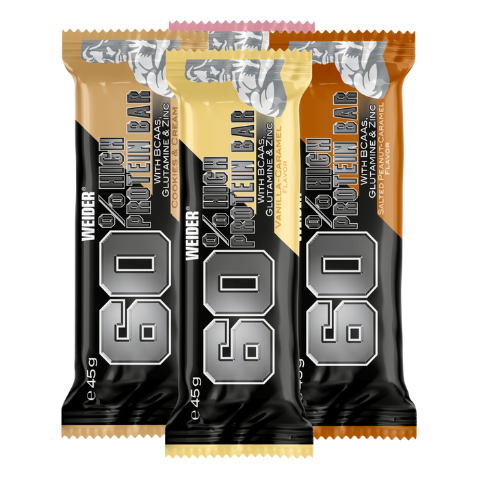 Weider Nutrition 60% Protein Bar 24x45g