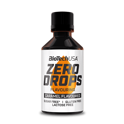 BioTech USA Zero Drops 50ml: Elevate Your Flavor Game, Guilt-Free! - Caramel - Combination Multivitamins & Minerals at MySupplementShop by BioTechUSA