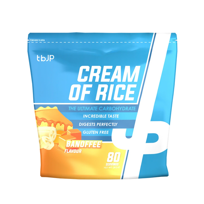 Trained By JP Cream Of Rice 2kg - Banoffee - Cream Of Rice at MySupplementShop by Trained By JP