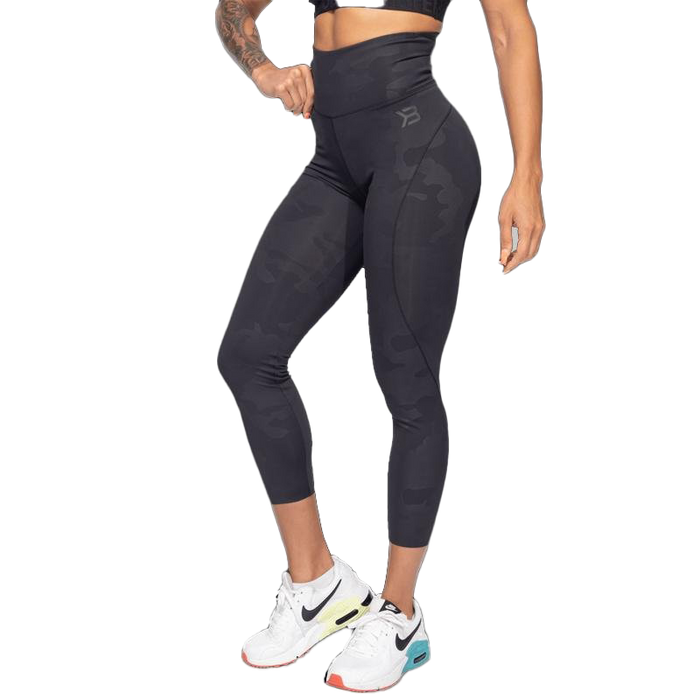 Better Bodies High Waist Leggings- Black Camo