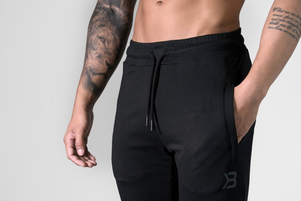 Better Bodies Tapered Joggers V2 Black - Small - Tapered Joggers at MySupplementShop by Better Bodies