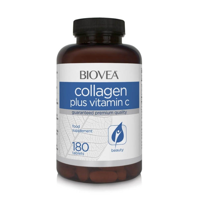 Biovea Collagen plus Vitamin C 180 Tablets - Skin Care at MySupplementShop by Biovea