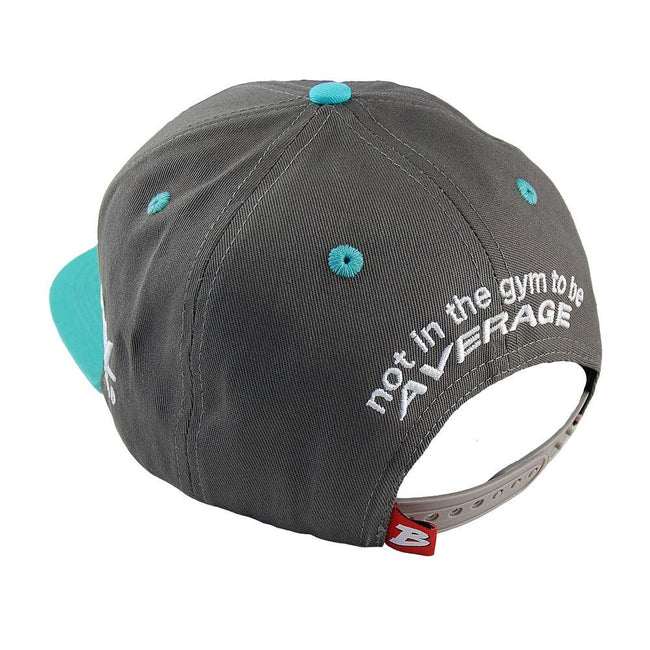 Brachial Snapback Cap Protect - Dark Grey/Aqua - Snapback Cap at MySupplementShop by Brachial The Lifestyle Company