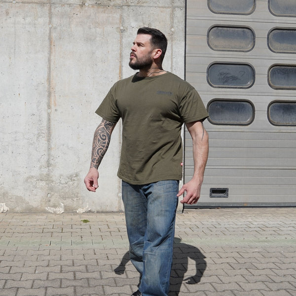 Brachial T-shirt Lightweight Military Green - Small - T-Shirt at MySupplementShop by Brachial The Lifestyle Company