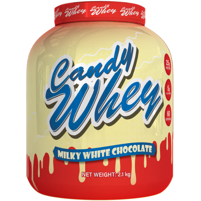 Candy Whey Protein 2.1kg - Milky White Chocolate - Protein Powder at MySupplementShop by Candy Whey