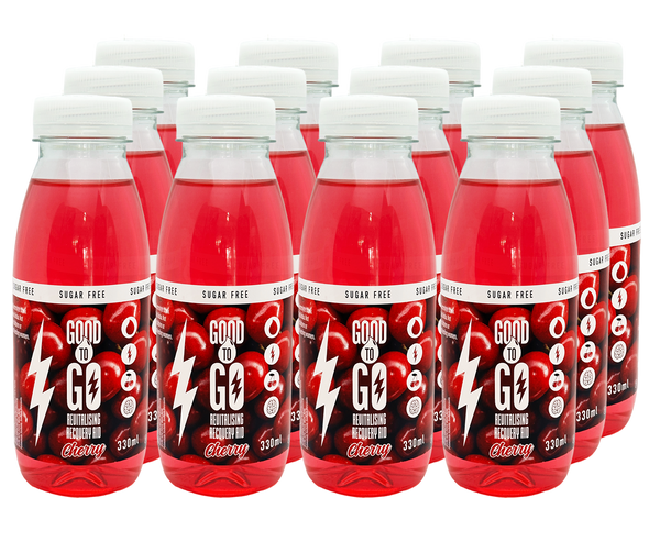 GoodToGo Hydration 12x330ml - Cherry - Recovery & Hydration Drinks at MySupplementShop by GoodToGo