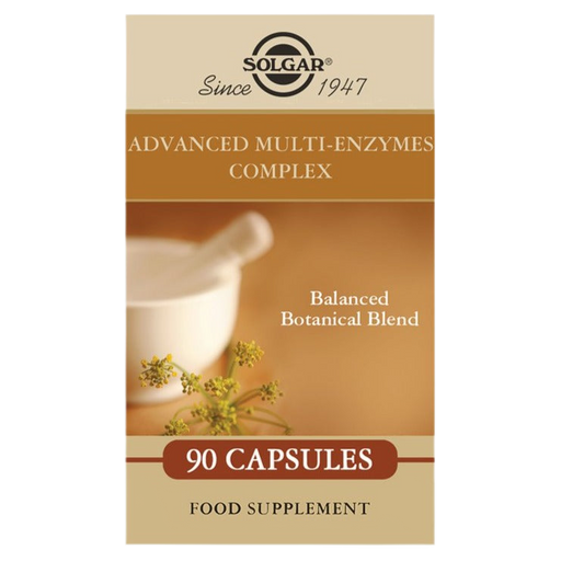 Solgar Advanced Multi-Enzyme Complex Vegetable Capsules Pack of 90 - Digestive Health at MySupplementShop by Solgar