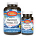 Carlson Labs Maximum Omega 2000 - 90 + 30 softgels - Omega-3 at MySupplementShop by Carlson Labs